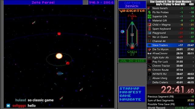 [Previous WR] The Ur-Quan Masters Any% Speedrun In 42:33 (Star Control II) смотреть онлайн