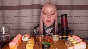 MUKBANG | Роллы/суши, гунканы | Rolls/sushi, gunkans не ASMR