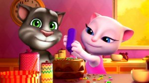 Мой Говорящий Том 2 #11 друзья Анджела Ухаживаем за питомцем #Том_2 #Том