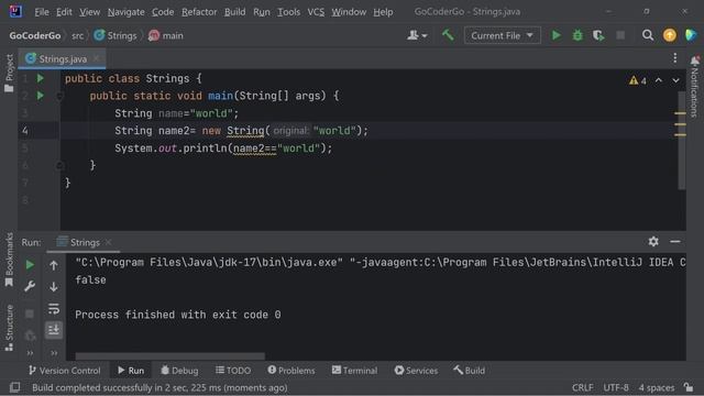 Best method to compare Strings in Java| Strings in Java| @GoCoderGo | #java #hindi смотреть онлайн