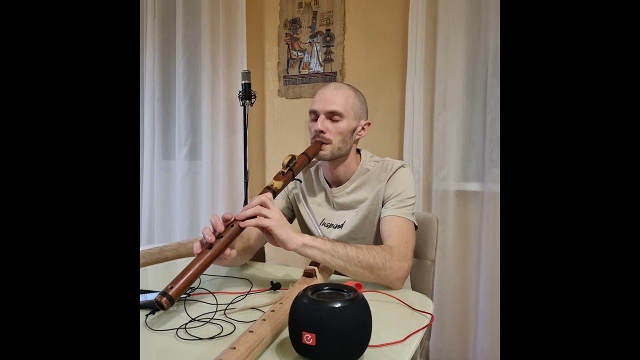 Домашние посиделки, звучание флейты Фа# + басовый Си через программу AD480 смотреть онлайн