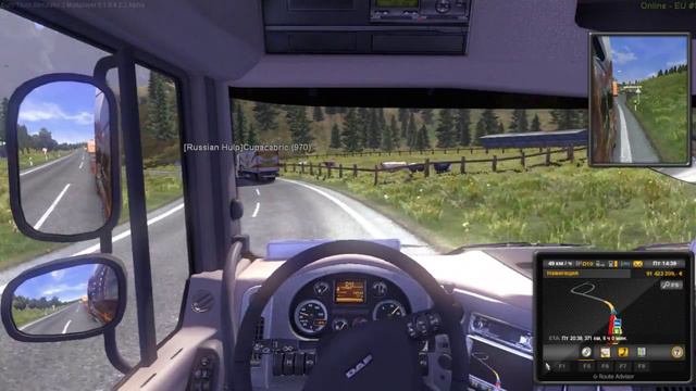 Euro Truck Simulator 2 Online - Конвой #2 смотреть онлайн