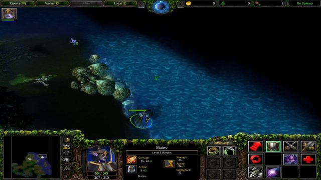 Warcraft 3 The Frozen Throne | Sentinels Campaign | Rise Of The Naga | Hard | No Cheat codes смотреть онлайн