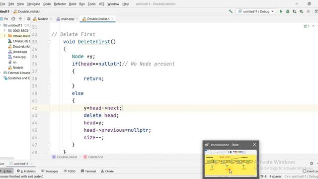 Delete First || Last Node doublelinklist DryRun C++ Urdu/Hindi || Jawad Aslam смотреть онлайн