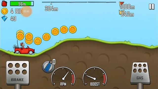 Поэтапное прохождение игры Hill Climb Racing смотреть онлайн