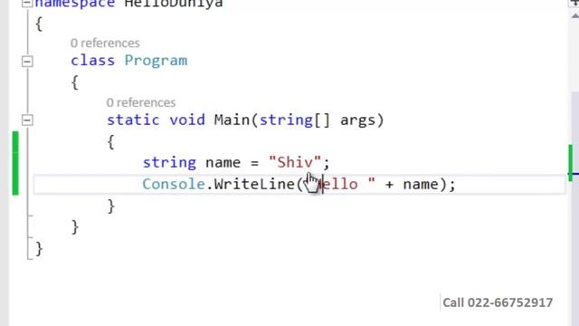 Lab 2 :- C# Variables (CSharp Hindi programming video tutorial) смотреть онлайн