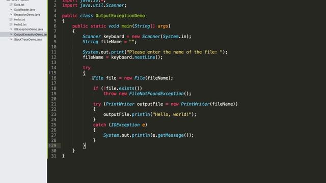 Throwing Exceptions смотреть онлайн