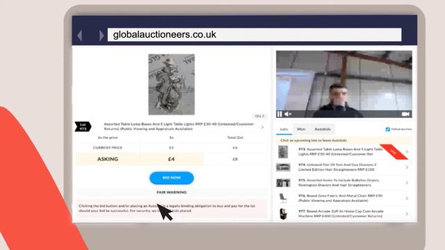 Bidding in a Live Auction смотреть онлайн