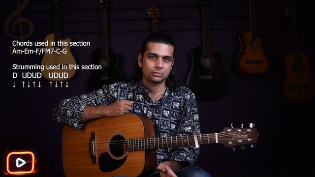 Tum Ho | Rockstar | Guitar Tutorial смотреть онлайн