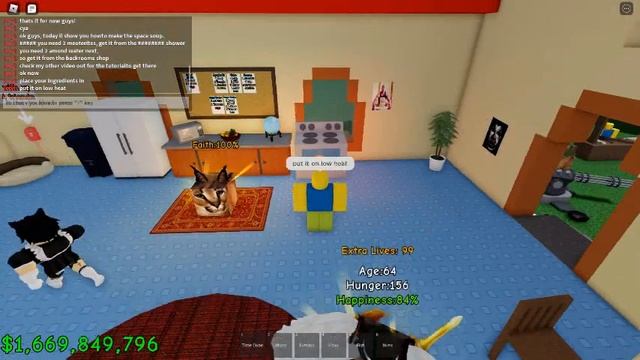 how to make space soup in raise a floppa roblox смотреть онлайн