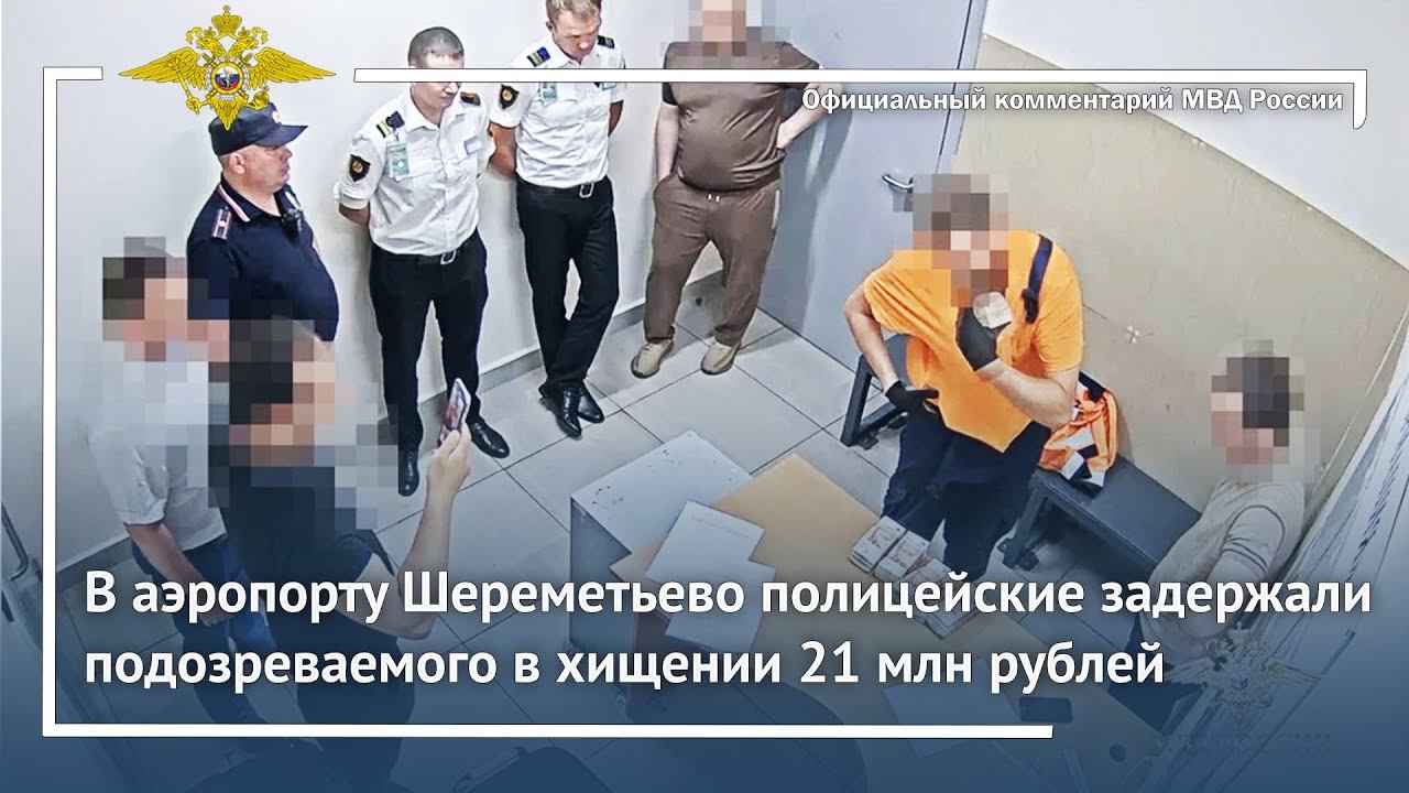 Ирина Волк: В аэропорту Шереметьево полицейские задержали подозреваемого в хищении 21 млн рублей смотреть онлайн