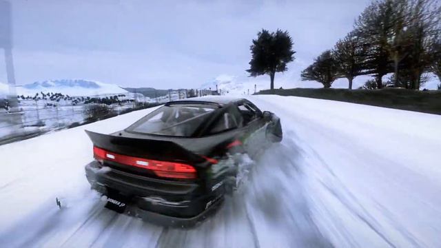 180sx Hard Drift in Snow Assetto Corsa (Pure graphics) 900° смотреть онлайн