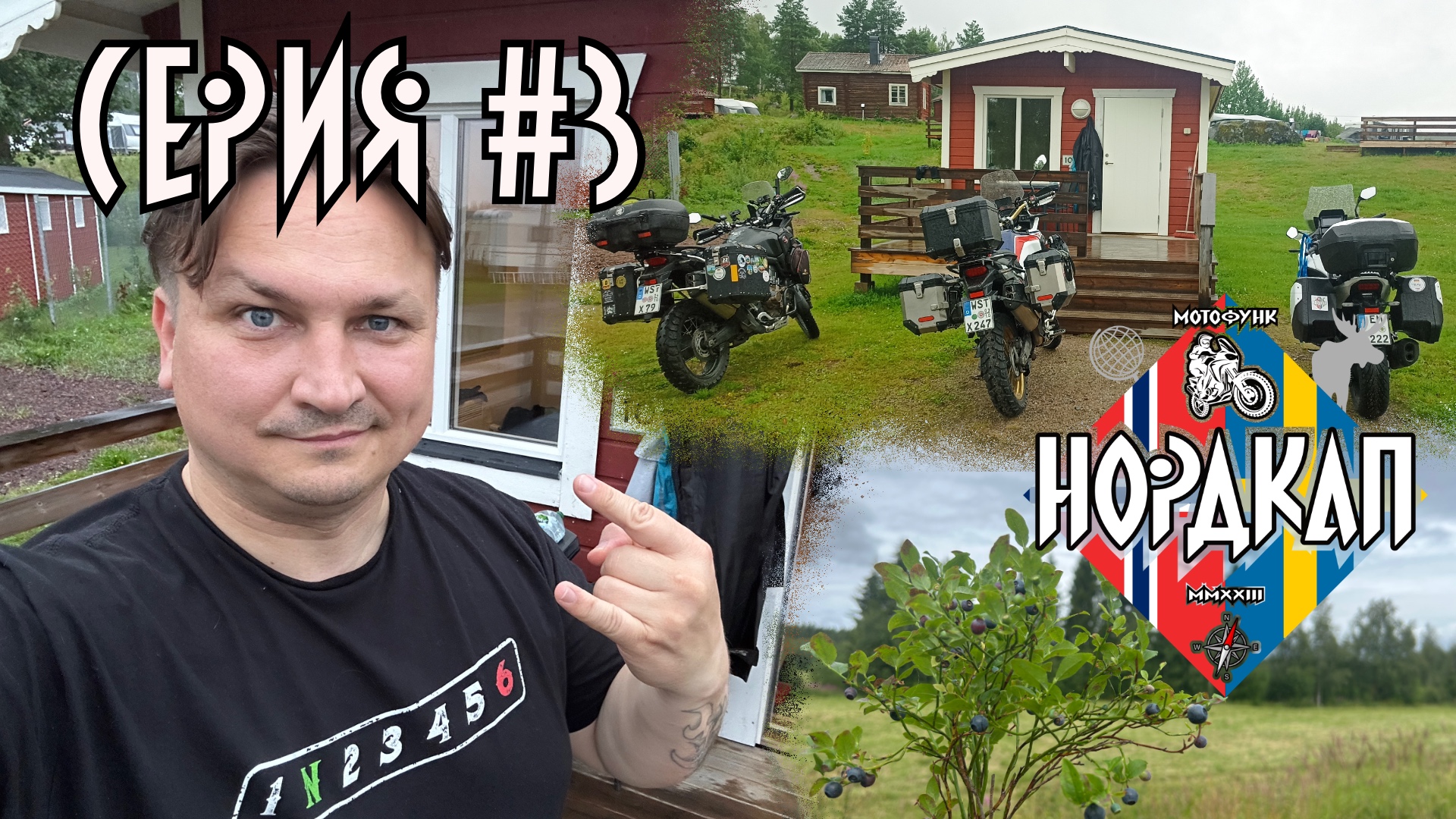 Второй день в Швеции. Дожди, автобаны и мосты. Нордкап 3.