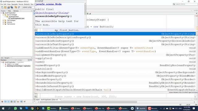 Java 2 Week 11-1 Introduction to GUI with java fx смотреть онлайн