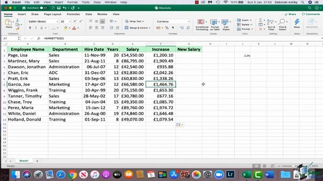 Microsoft Excel Mac Tutorial: MS Excel Mac Training Course - 2+ Hours смотреть онлайн