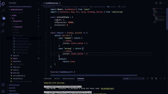 React Tutorial #38 React Hooks useReducer dengan Kompleks State | Tutorial React.Js Indonesia смотреть онлайн