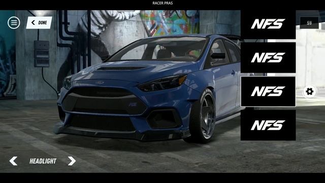 NFS Heat Studio - Ford Focus RS Customization смотреть онлайн