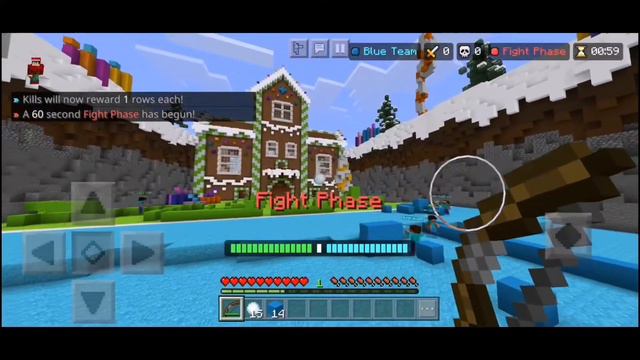 Играем в снежки на The Hive! | Minecraft: Pocket Edition смотреть онлайн