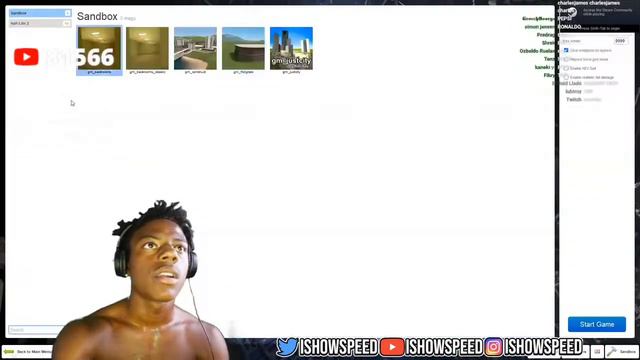 Ishowspeed Plays Garry'smod Horror Reaction #garrysmod #ishowspeed #speedylive #horrorgaming