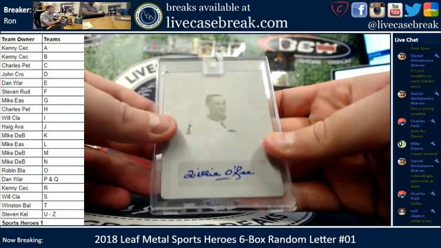 2018 Leaf Metal Sports Heroes 6 Box Hit Draft #01 3 22 2019 смотреть онлайн