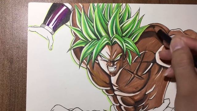 Broly VS Goku Drawing/Dragonball Super /Erwin Art1991 смотреть онлайн