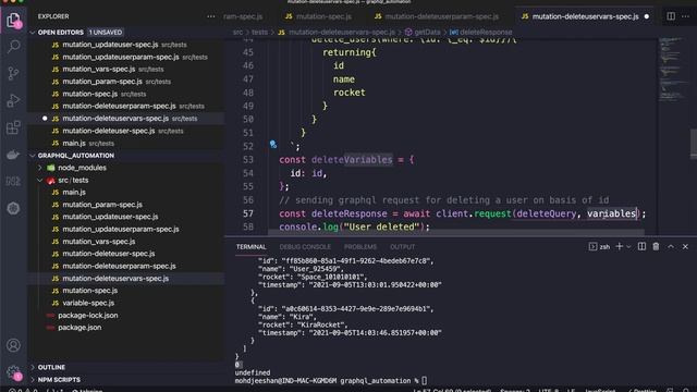 GraphQL DeleteUser Part 3 смотреть онлайн