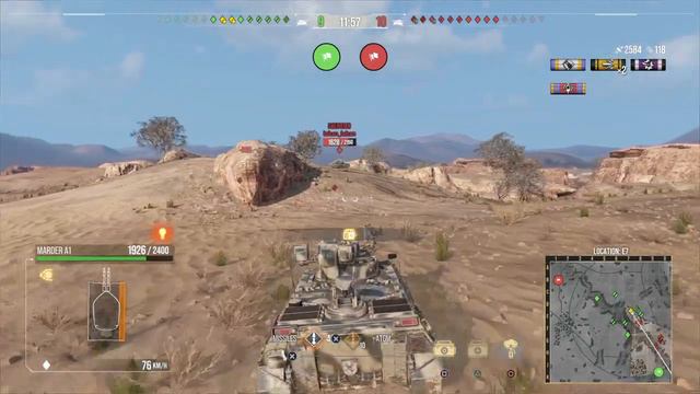 World Of Tanks Console/MARDER 1A1/6.4k Dmg/4 Kills
