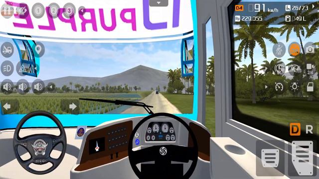 Download Purple Ac Sleeper Bus Mod For Bussid | Android Gameplay | Bus Simulator Indonesia - Bussid смотреть онлайн