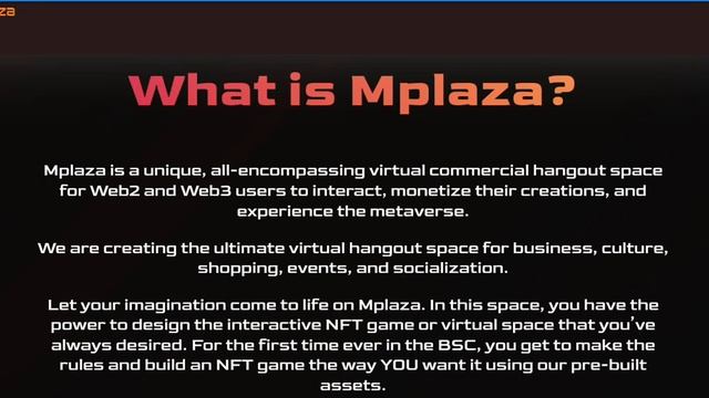 Mplaza will allow users to create and use NFT avatars within the digital space using.... смотреть онлайн