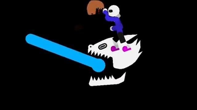 Sans Vs Chara [stick nodes pro animation undertale] смотреть онлайн