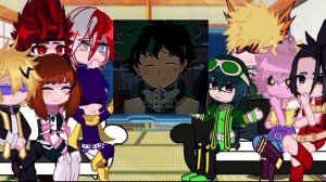 [ Reaction MHA to DEKU class 1-A ]×[ Реакция МГА на ДЕКУ класс 1-А ] #reaction #gachaclub #mha