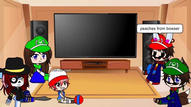 Super Mario characters react to bowser peaches (2 extras video) [preview] смотреть онлайн