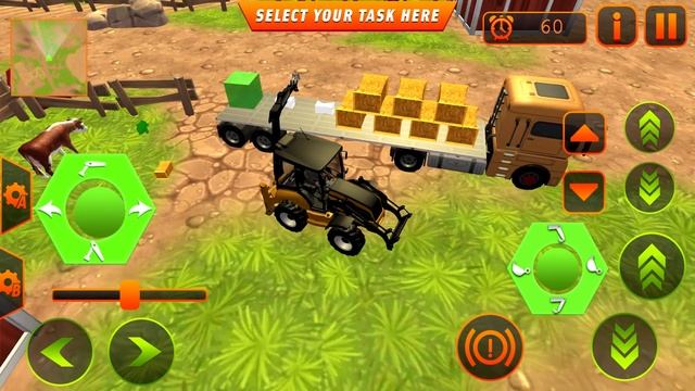 Crane and Tractor Game ? - Excavator Simulator - Android gameplay смотреть онлайн
