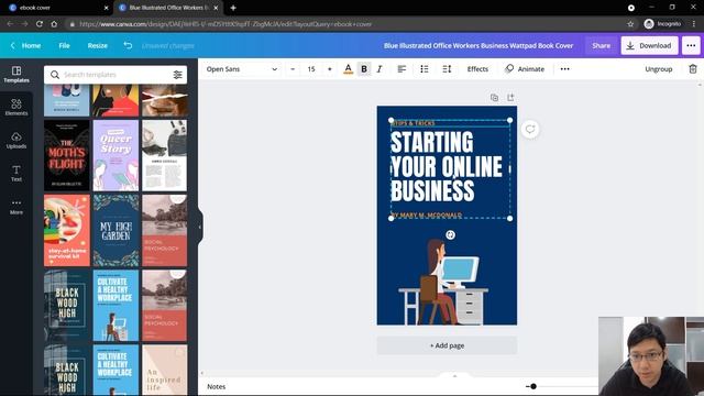 How To Create an Ebook Cover in Canva for FREE смотреть онлайн
