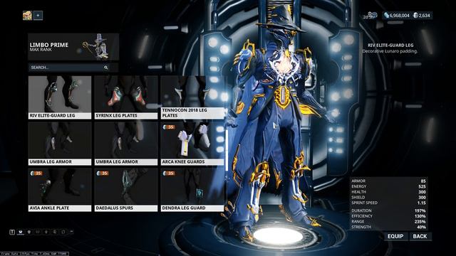 WARFRAME: LIMBO PRIME FASHION FRAME смотреть онлайн