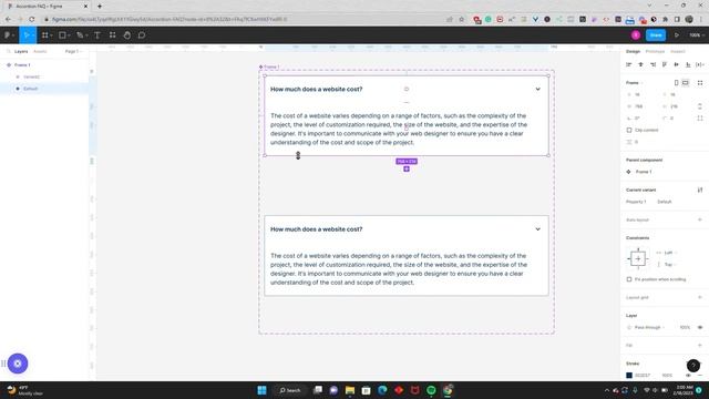 Design And Animate An FAQ Accordion In Figma смотреть онлайн