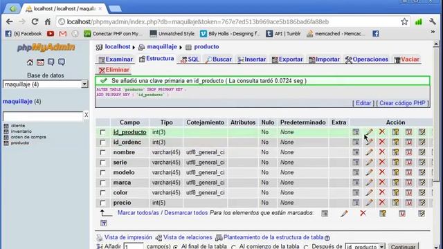 Agregar llave primaria y Autoincrement en phpmyAdmin смотреть онлайн