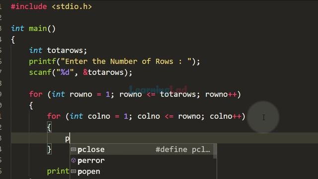 C Pattern Programs | Printing Stars in Hollow Right Triangle Shape | Tutorial for Beginners смотреть онлайн