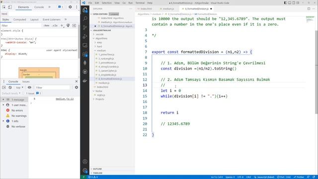 JavaScript İle Orta Seviye Algoritmalar 8 - CoderByte Formatted Division Medium Level Challange смотреть онлайн