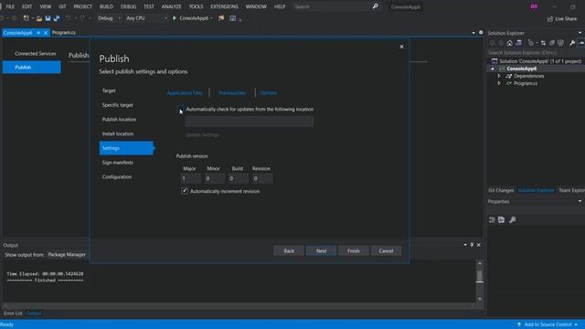Generate EXE File from C# Project in Visual Studio 2019 смотреть онлайн
