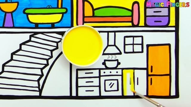 Miniatur Rumah Menggambar, Melukis dan Mewarnai untuk Anak & Balita | Ayo Menggambar Bersama #254 смотреть онлайн