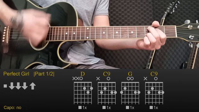 The Cure - Perfect Girl | Easy Guitar Lesson Tutorial with Chords/Tabs and Rhythm смотреть онлайн