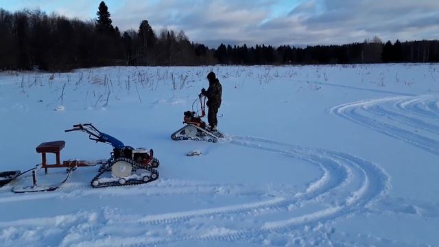 гусеницы на мотоблоке смотреть онлайн