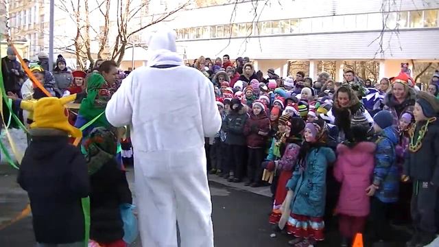 Масленица 2014 в ГБОУ СОШ № 120 ЮЗАО г. Москвы смотреть онлайн