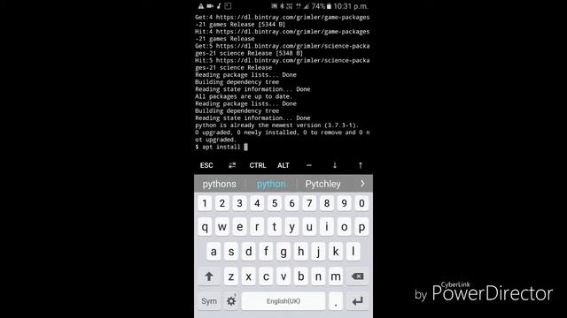 How to termux install python смотреть онлайн