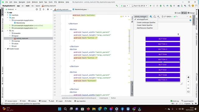 Responsive App Design in Android Studio 2022|Android Studio Tutorial| app responsive android studio смотреть онлайн