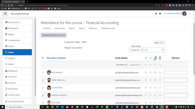 Moodle Lesson 21: Taking Attendance смотреть онлайн