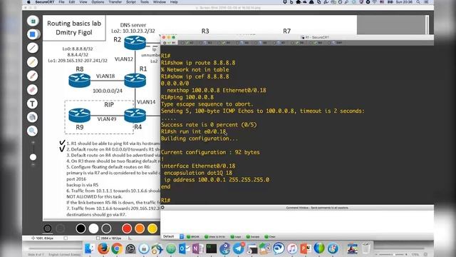 CCIE за год. Лабинар "Основы маршрутизации" смотреть онлайн