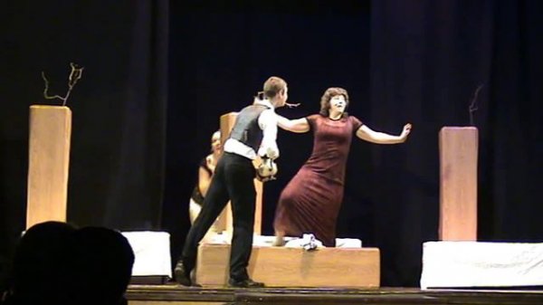 2007. Март. 25 Спектакль "Лес" на Чеховском фестивале.