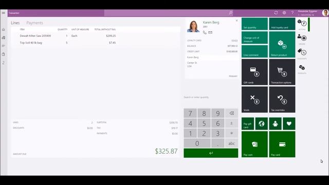Point Of Sale Transaction Features Microsoft Dynamics 365 смотреть онлайн